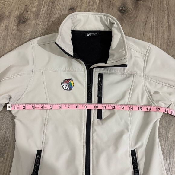 Hurricane LEGO Tan Full Zip Windbreaker Jacket Women’s S - Picture 9 of 14